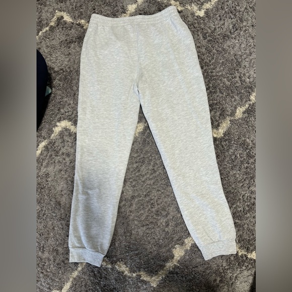Boys Gray Champion Sweat Pants Large - Picture 2 of 5
